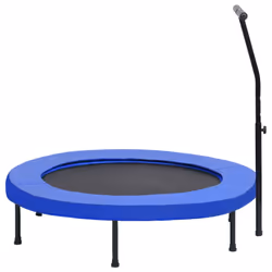 vidaXL Fitness Trampoline with Handle and Safety Pad Indoor Outdoor Jumping