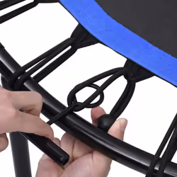 vidaXL Fitness Trampoline with Handle and Safety Pad Indoor Outdoor Jumping - Additional view 4