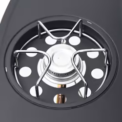 vidaXL Gas Barbecue Grill 4+1 Cooking Zone Black Steel Outdoor BBQ Cooking - Additional view 10