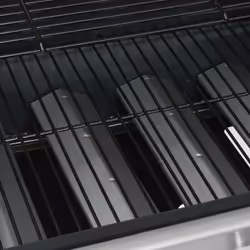 vidaXL Gas Barbecue Grill 4+1 Cooking Zone Black&Silver Steel&Stainless Steel
