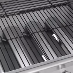 vidaXL Gas Barbecue Grill 4+1 Cooking Zone Silver Stainless Steel BBQ Cooking