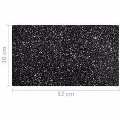 vidaXL 2x Chopping Boards with Granite Pattern Tempered Glass Cutting Board - Additional view 4