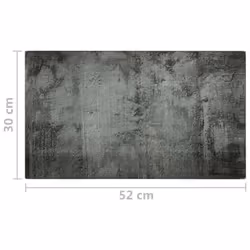 vidaXL 2x Chopping Boards with Concrete Pattern Tempered Glass Cutting Board - Additional view 4
