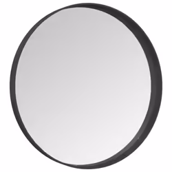 vidaXL Wall Mirror Black 40 cm Bathroom Hallway Decoration Hanging Mirror