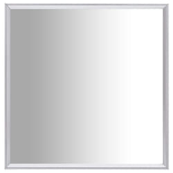 vidaXL Mirror Silver 40x40 cm Bedroom Dressing Room Mirror Indoor Furniture