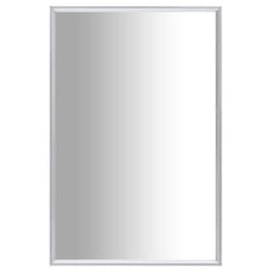 vidaXL Mirror Silver 60x40 cm Bedroom Dressing Room Mirror Indoor Furniture