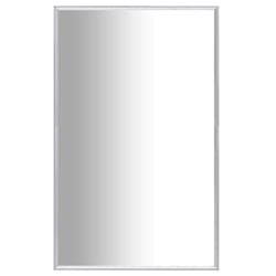 vidaXL Mirror Silver 70x50 cm Bedroom Living Room Modern Dressing Mirror Set