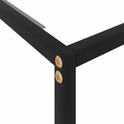 vidaXL Console Table Transparent 80 cm Tempered Glass Accent Side End Desk - Additional view 4