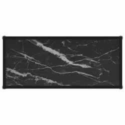 vidaXL Console Table Black 80 cm Tempered Glass Home Accent Side End Hall Desk