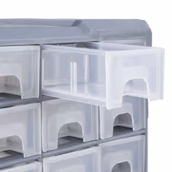 vidaXL Multi-drawer Organiser with 38 Drawers Tool Box Storage Cabinet Unit - Additional view 7