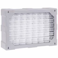 vidaXL Multi-drawer Organiser with 64 Drawers Tool Box Storage Cabinet Unit - Additional view 6