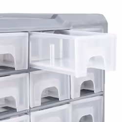 vidaXL Multi-drawer Organiser with 64 Drawers Tool Box Storage Cabinet Unit - Additional view 7