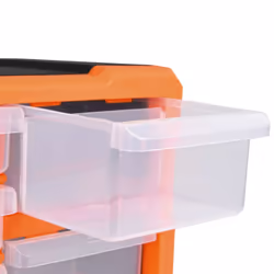 vidaXL Multi-drawer Organiser with 39 Drawers Tool Box Storage Cabinet Unit - Additional view 7