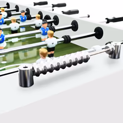 vidaXL Football Table Steel White Soccer Game Gaming Desk Indoor Furniture - Additional view 6