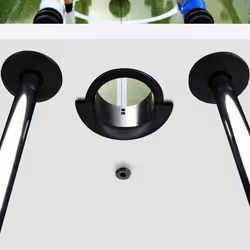 vidaXL Football Table Steel White Soccer Game Gaming Desk Indoor Furniture - Additional view 8