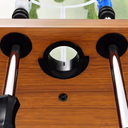 vidaXL Football Table Steel Light Brown and Black Soccer Game Gaming Desk Home - Additional view 7