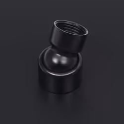 VidaXL Rain Rain shower head Black - Additional view 6