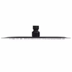 vidaXL Rain Shower Head Stainless Steel 25 cm Round Black Rainfall Overhead - Additional view 4