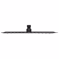 vidaXL Rain Shower Head Stainless Steel 30x30 cm Square Black Shower Part - Additional view 4