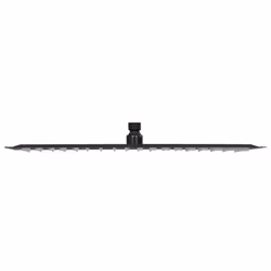 vidaXL Rain Shower Head Stainless Steel 50x50 cm Square Black Shower Part - Additional view 4