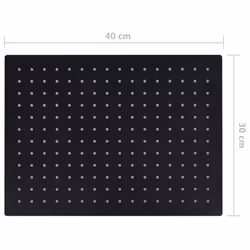 VidaXL Rain Rain shower head Black - Additional view 7