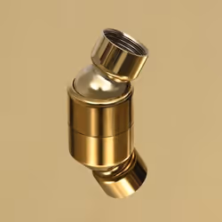 VidaXL Rain Rain shower head Gold