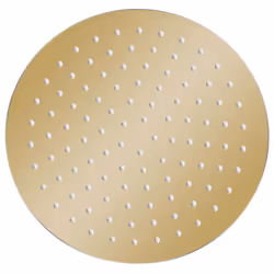 vidaXL Rain Shower Head Stainless Steel 25 cm Round Gold Bathroom Shower Part