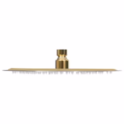 vidaXL Rain Shower Head Stainless Steel 25 cm Round Gold Bathroom Shower Part - Additional view 4