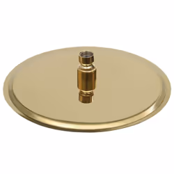 vidaXL Rain Shower Head Stainless Steel 25 cm Round Gold Bathroom Shower Part - Additional view 5