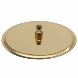 vidaXL Rain Shower Head Stainless Steel 30 cm Round Gold Bathroom Shower Part - Additional view 4