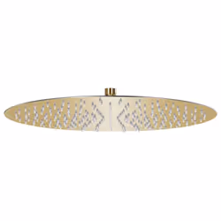 vidaXL Rain Shower Head Stainless Steel 40 cm Round Gold Bathroom Shower Part