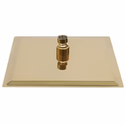 vidaXL Rain Shower Head Stainless Steel 20x20 cm Square Gold Rainfall Overhead - Additional view 4