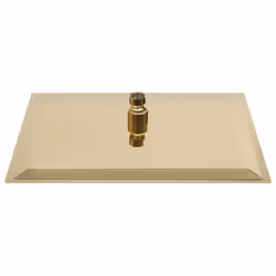 vidaXL Rain Shower Head Stainless Steel 40x40 cm Square Gold Rainfall Overhead - Additional view 5