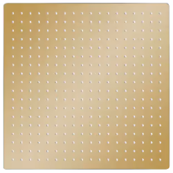 vidaXL Rain Shower Head Stainless Steel 50x50 cm Square Gold Rainfall Overhead