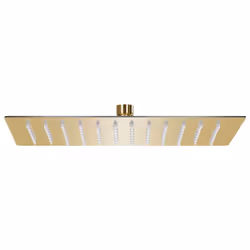 vidaXL Rain Shower Head Stainless Steel 30x20 cm Rectangular Gold Shower Part