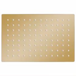 vidaXL Rain Shower Head Stainless Steel 30x20 cm Rectangular Gold Shower Part