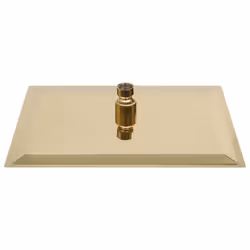 vidaXL Rain Shower Head Stainless Steel 30x20 cm Rectangular Gold Shower Part - Additional view 5