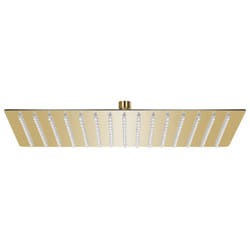 vidaXL Rain Shower Head Stainless Steel 40x30 cm Rectangular Gold Shower Part
