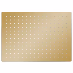 vidaXL Rain Shower Head Stainless Steel 40x30 cm Rectangular Gold Shower Part - Additional view 3