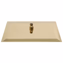 vidaXL Rain Shower Head Stainless Steel 40x30 cm Rectangular Gold Shower Part - Additional view 5