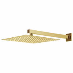 vidaXL Shower System Stainless Steel 201 Gold Bathroom Bathtub Shower Set