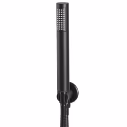 vidaXL Shower System Stainless Steel 201 Black Bathroom Bathtub Shower Set