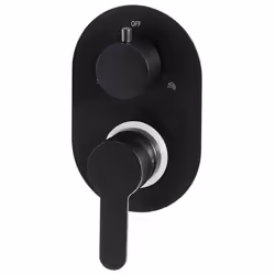 vidaXL Shower System Stainless Steel 201 Black Bathroom Bathtub Shower Set - Additional view 4