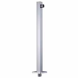 vidaXL Shower Support Arm Square Stainless Steel 201 Silver 40cm Stability Bar