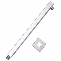vidaXL Shower Support Arm Square Stainless Steel 201 Silver 40cm Stability Bar