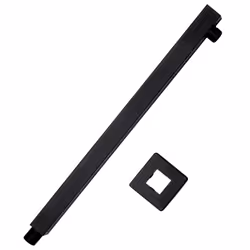 vidaXL Shower Support Arm Square Stainless Steel 201 Black 40cm Stability Bar - Additional view 3