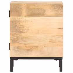vidaXL Solid Mango Wood Bedside Cabinet Nightstand End Telephone Table Bedroom