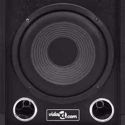 vidaXL 2x Professional Passive Hifi Stage Speakers 800 W Black Party Club - Additional view 5