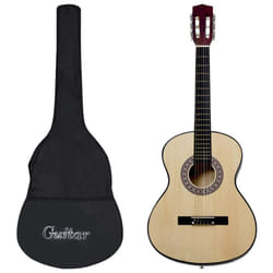 vidaXL Classical Guitar for Beginner with Bag 3/4 36" Music Instrument Guitar