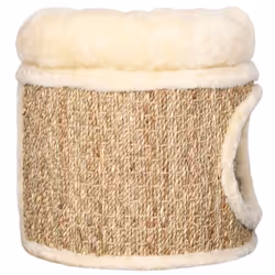 vidaXL Cat House with Luxury Cushion Seagrass Cat Condo Basket House Furniture